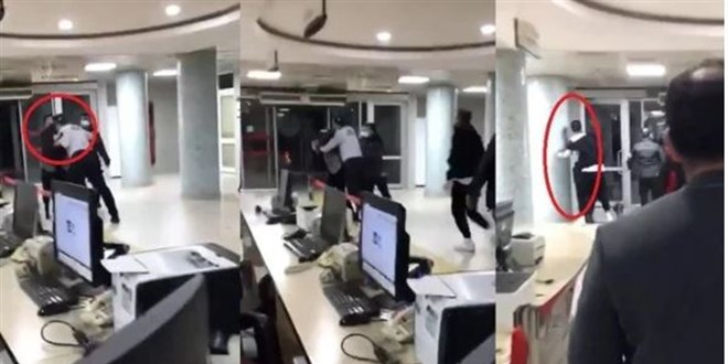 Acil serviste güvenlik görevlisi hasta yakınına kafa attı