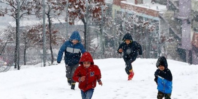 Kar nedeniyle 6 ilde tatil karar alnrken Konya'da uzaktan eitim