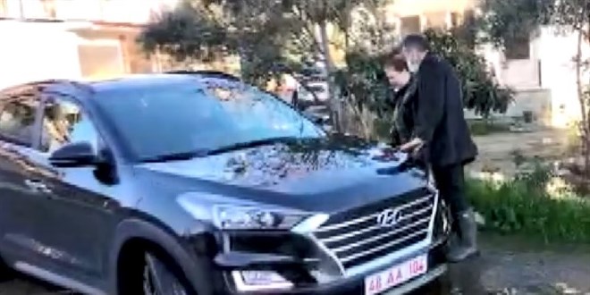 Taşkında mahsur kalan vatandaşın yardımına kaymakam koştu