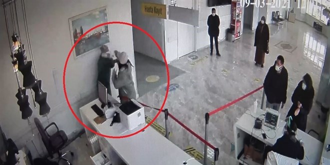 Hastanede sağlık çalışanına saldıran genç kıza hapis