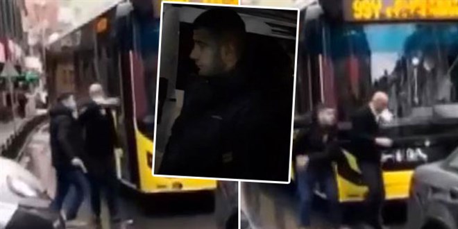 İETT şoförüne dehşeti yaşatan maganda yakalandı