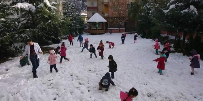 Yoğun kar yağışı nedeniyle 12 ilde eğitime ara verildi