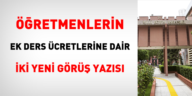 MEB'den ek derslere dair iki yeni görüş yazısı