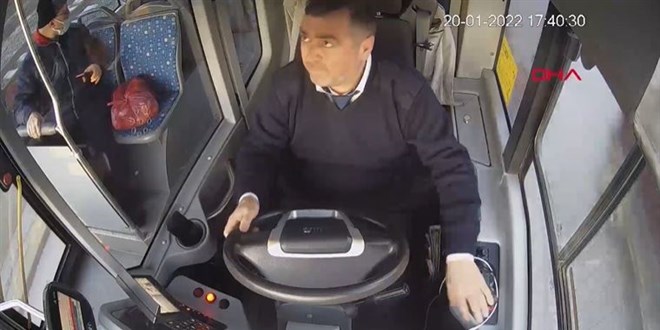 Otobüste kalbi duran hastayı şoför hastaneye böyle yetiştirdi