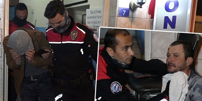 Banyo sırası kavgasında boğazından bıçaklandı