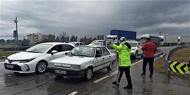 TAG Otoyolu Osmaniye'den Gaziantep ynne trafie kapatld