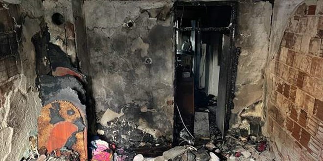 Samsun'da evde çıkan yangında anne ve oğlu hayatını kaybetti