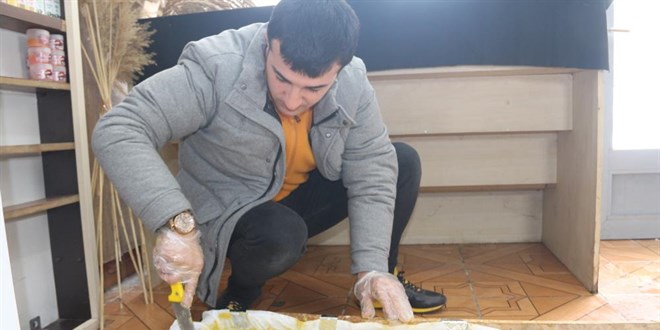 Van Gölü suyundan sabun üretti