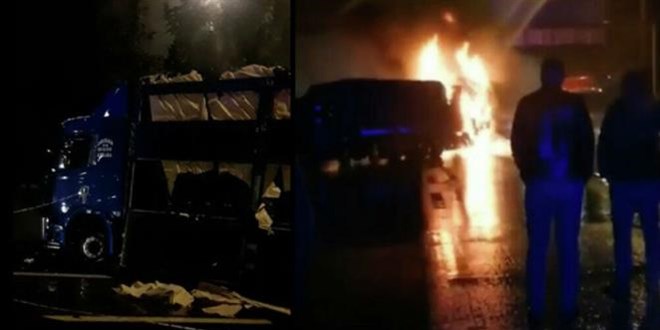Mersin'de zincirleme kaza: TIR şoförü yanarak can verdi