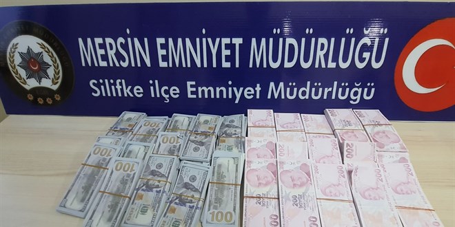 Mersin'de sahte parayla dolandırıcılık iddiasına tutuklama
