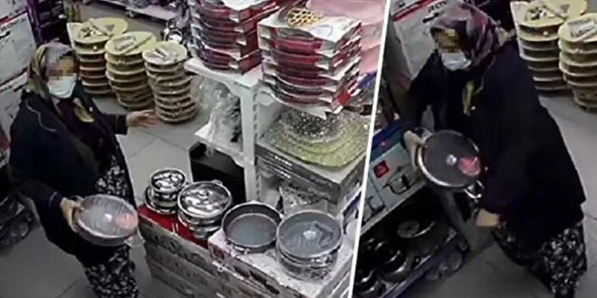 Tencereyi şalvarına gizleyerek çaldı: Geri getirirse şikayetçi olmayacağız