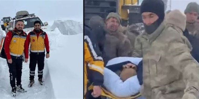 Üs bölgesinde rahatsızlanan asker için ekipler seferber oldu