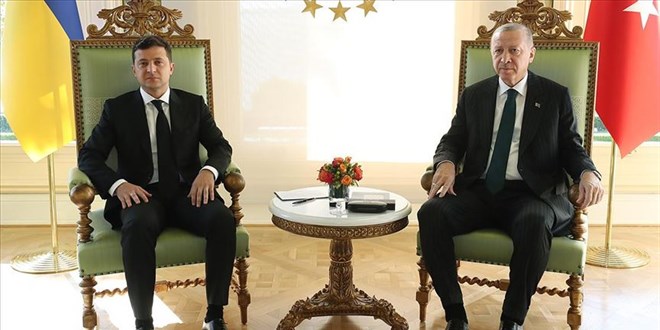 Erdoğan, Ukrayna Devlet Başkanı Zelenskiy ile görüştü