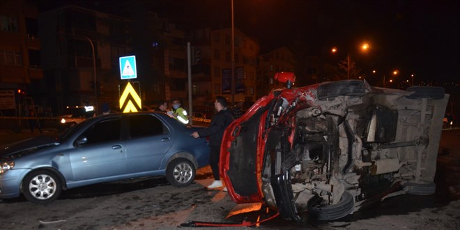 Ordu'da 3 araçlık zincirleme kaza: 9 yaralı