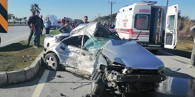 Hastane dönüşü kaza: Çift öldü, torunları yaralı