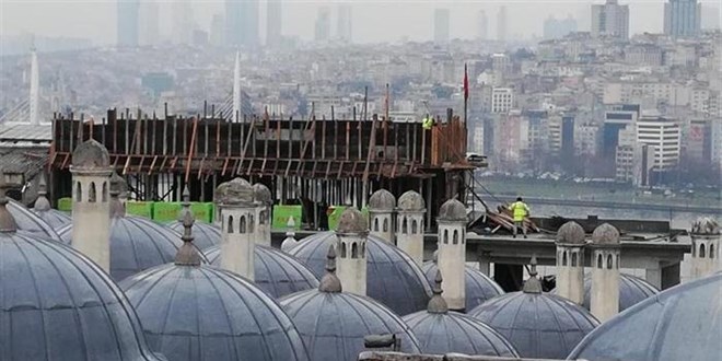 'Sleymaniye silueti' tartmas devam ediyor... lim Yayma Vakf'ndan aklama geldi