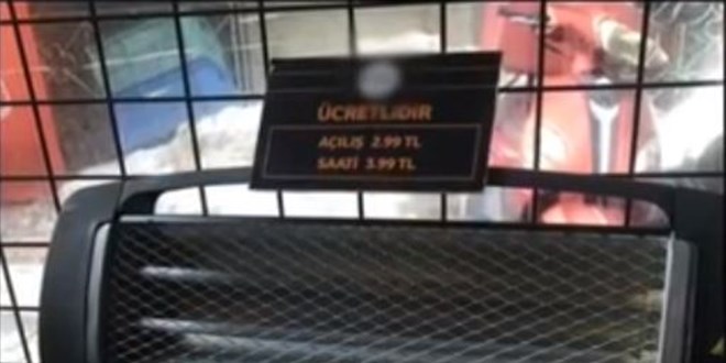 Kafelerden şaşırtan uygulama: Isıtıcı açmak ücretli