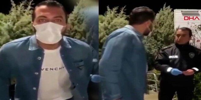 Restoranda olay çıkardı, silahını kontrol etmek isteyen polisleri kayda aldı