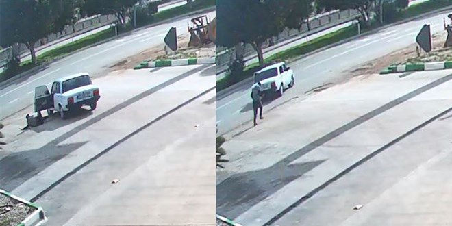 Acemi driftçi! Drift yapayım derken kendini arabanın dışında buldu