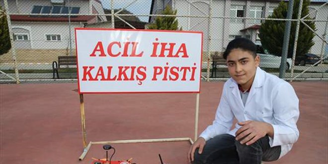 Öğrencilerin geliştirdiği drone acil durumlarda ilk yardım seti ulaştıracak