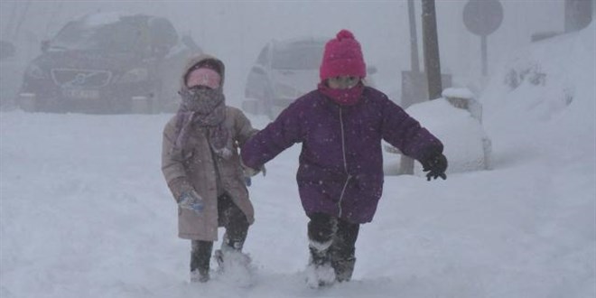 Olumsuz hava koşulları nedeniyle dokuz ilde okullar tatil