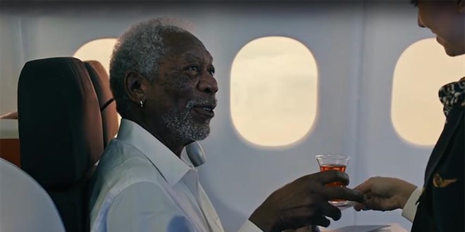 Morgan Freeman, THY'nin ikinci kez reklam yüzü oldu