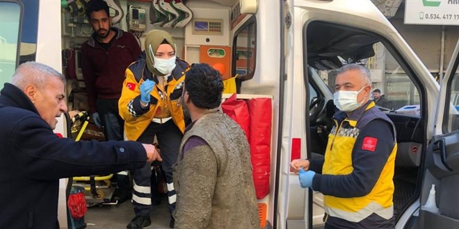 Üstü kirli diye ambulansa binmek istemeyen işçi konuştu