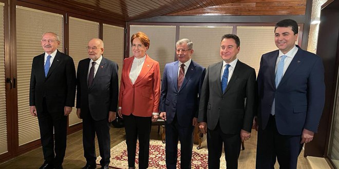 6 muhalefet lideri buluştu, partilerden peş peşe yorumlar geldi