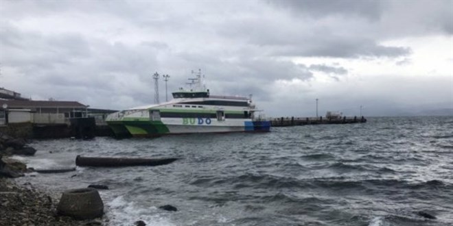 Bursa-stanbul deniz otobs seferleri iptal edildi