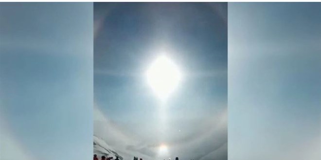 Erzurum'da gizemli doğa olayı: Görenler mest oldu