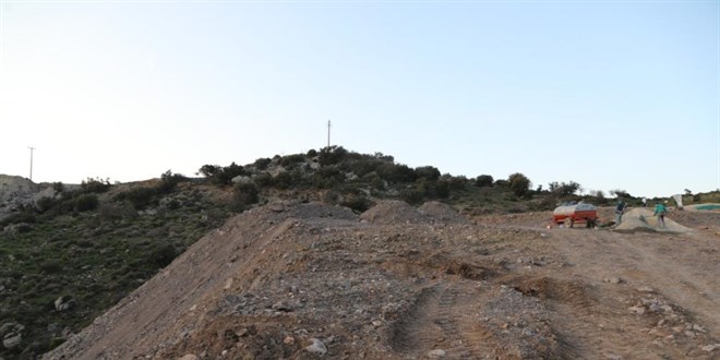 Bodrum'da yanan ormanlık alan kaçak hafriyatla doldu