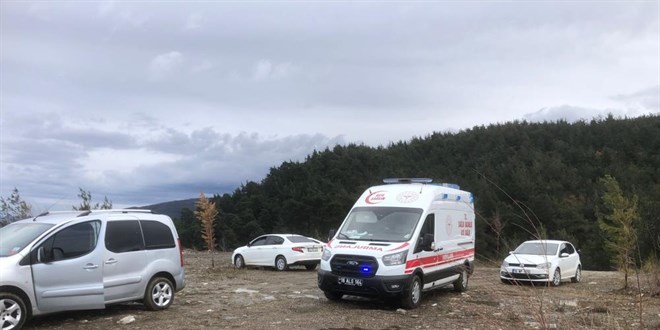 Bursa'da hava aracı düştüğü ihbarı ekipleri alarma geçirdi