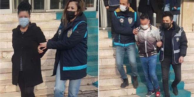 Camilerden musluk çalan 2 sevgili yakalandı