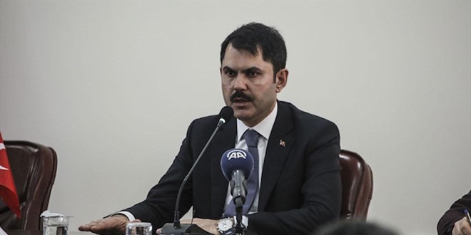 Bakan Kurum: Marmara Denizi'nde u an iin msilaj yok