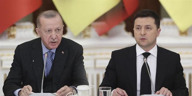 Cumhurbaşkanı Erdoğan, Zelenskiy ile görüştü