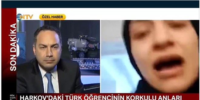 NTV ile röportaj yaparken patlama oldu