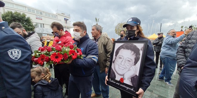 Sanat�� F�sun Nalan A��n'�n cenazesi Bodrum'da topra�a verildi