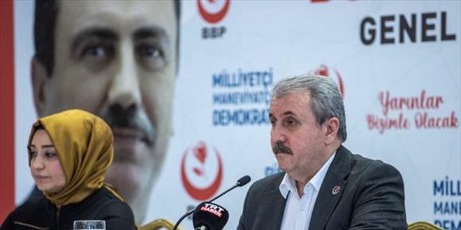 BBP Genel Ba�kan� Destici'den se�im baraj� a��klamas�