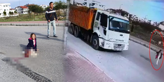 Köpeklerden kaçarken kamyonun altında kalan küçük Mahra'nın beyni cevap vermiyor