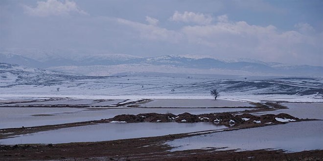 Kuraklık sıkıntısı çeken Konya Ovası'nı su bastı