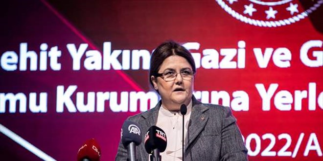 Kamuya 419 şehit yakını, gazi ve gazi yakınının ataması yapıldı