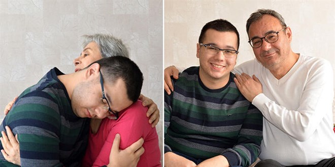 Tıp öğrencisi Utku, Ukrayna'dan veda mesajı gönderdiği annesine kavuştu