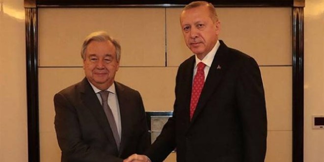 BM'den Cumhurbaşkanı Erdoğan'a teşekkür