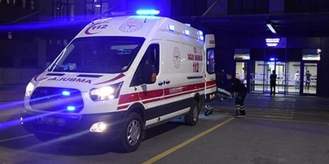 Mardin'de otomobilin arampole devrilmesi sonucu 4 kii yaraland
