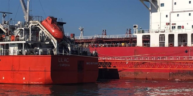 Ay�i�ek y�kl� ilk gemi Mersin'e ula�t�