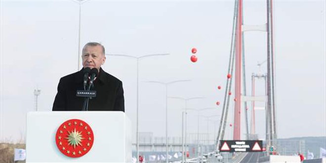 Erdoğan, 1915 Çanakkale Köprüsü'nden geçiş ücretini açıkladı