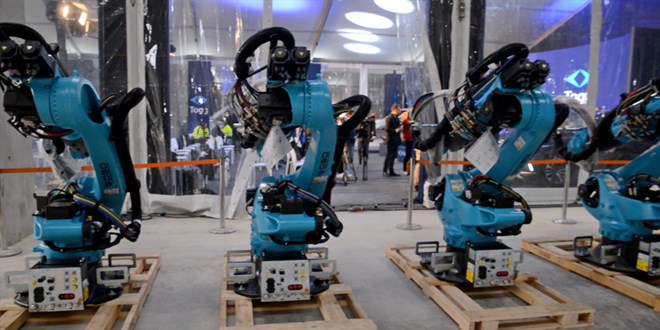 TOGG'da toplam 160 robot üretim için provaya başladı