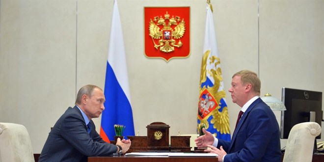 Putin'in zel Temsilcisi Chubais istifa edip kat