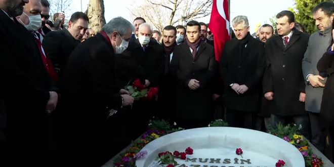 Muhsin Yazıcıoğlu, kabri başında rahmetle anıldı