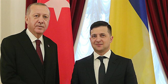 Cumhurbakan Erdoan, Zelenski ile grt